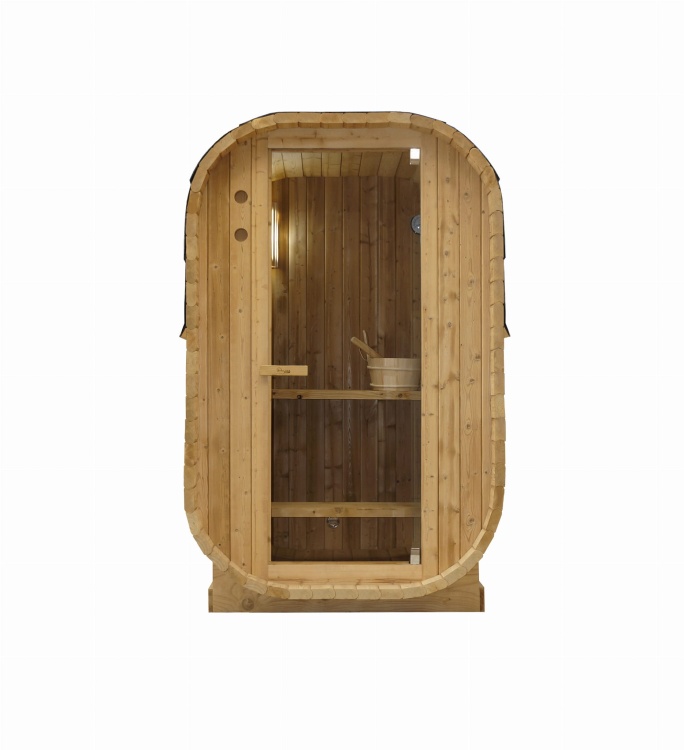 Sauna zewnętrzna ogrodowa 2 osobowa sucha fińska LINDHOLM