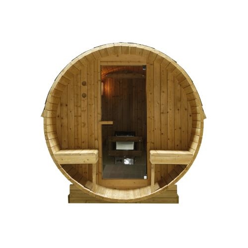 Sauna zewnętrzna ogrodowa beczka BERGEN F70220